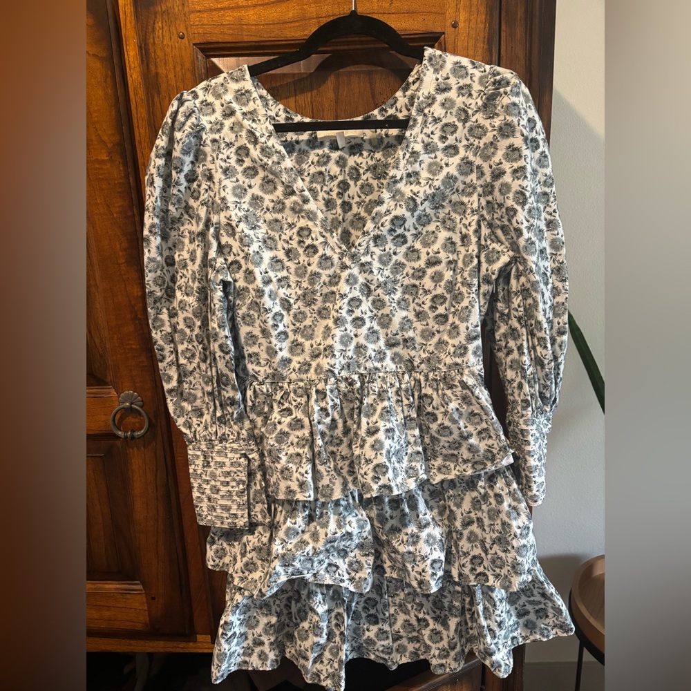 LoveShackFancy Floral Mini Dress